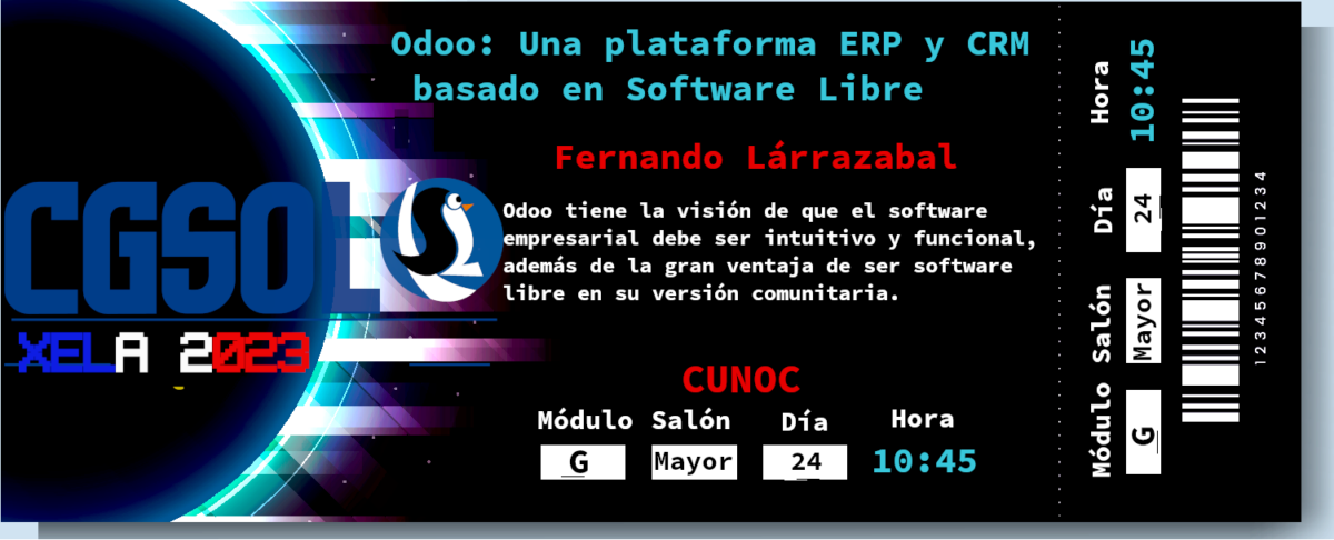 Odoo: Una plataforma ERP y CRM  basado en Software Libre