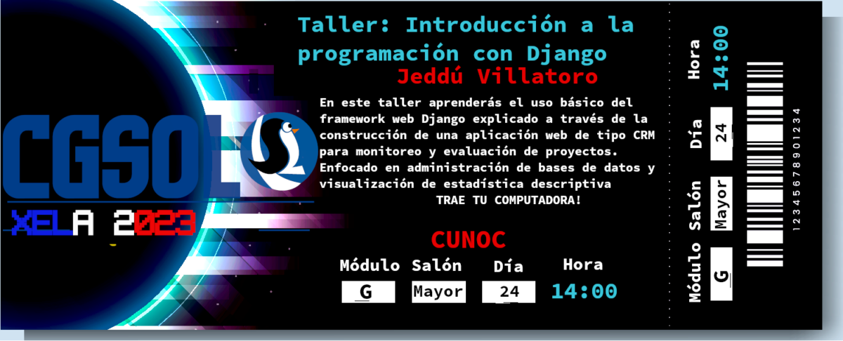 Taller:  Introducción a la programación con Django