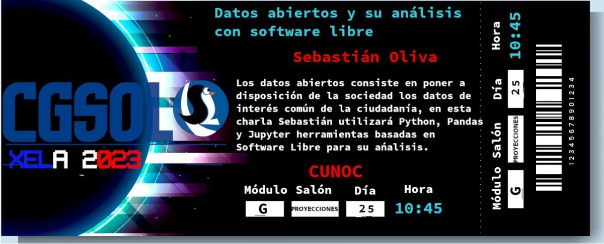 Datos abiertos y análisis de datos con software libre